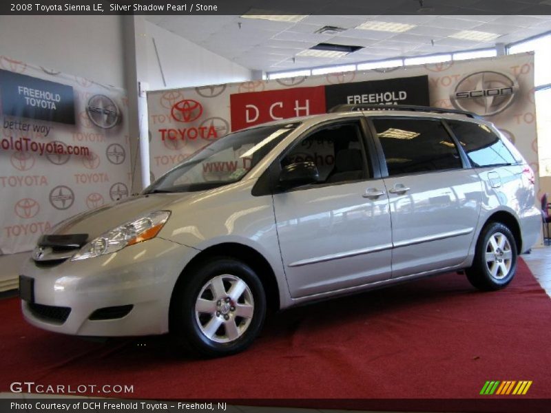 Silver Shadow Pearl / Stone 2008 Toyota Sienna LE