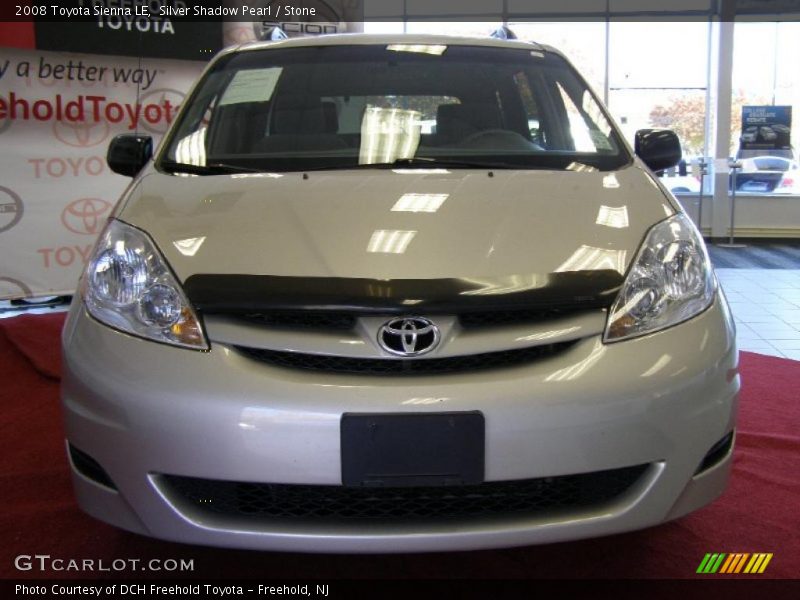 Silver Shadow Pearl / Stone 2008 Toyota Sienna LE