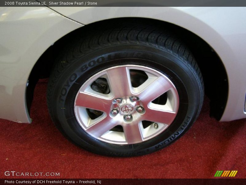 Silver Shadow Pearl / Stone 2008 Toyota Sienna LE