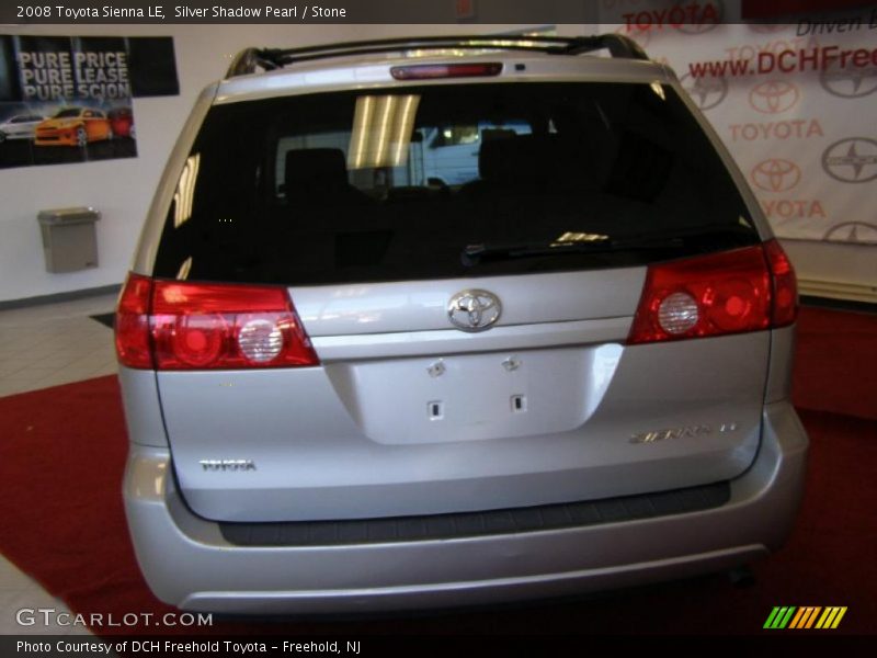 Silver Shadow Pearl / Stone 2008 Toyota Sienna LE