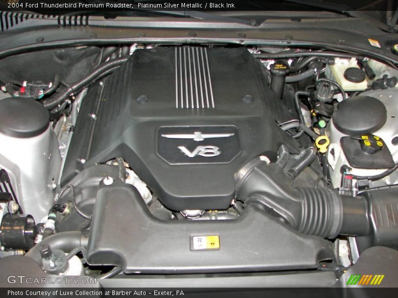 Platinum Silver Metallic / Black Ink 2004 Ford Thunderbird Premium Roadster
