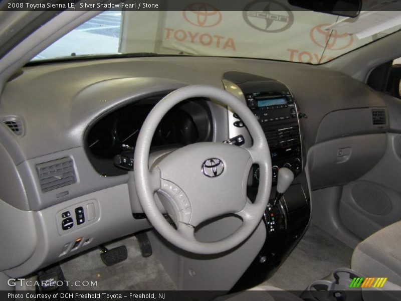 Silver Shadow Pearl / Stone 2008 Toyota Sienna LE