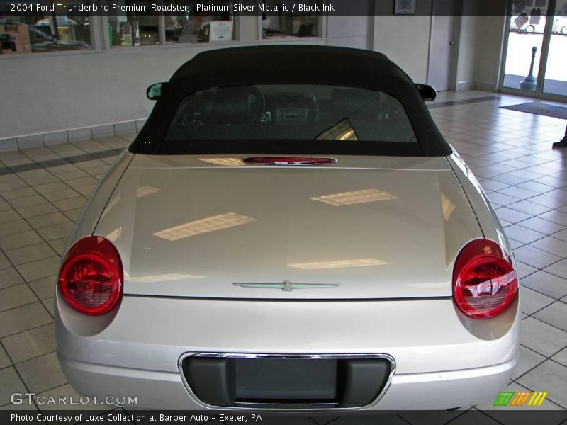 Platinum Silver Metallic / Black Ink 2004 Ford Thunderbird Premium Roadster