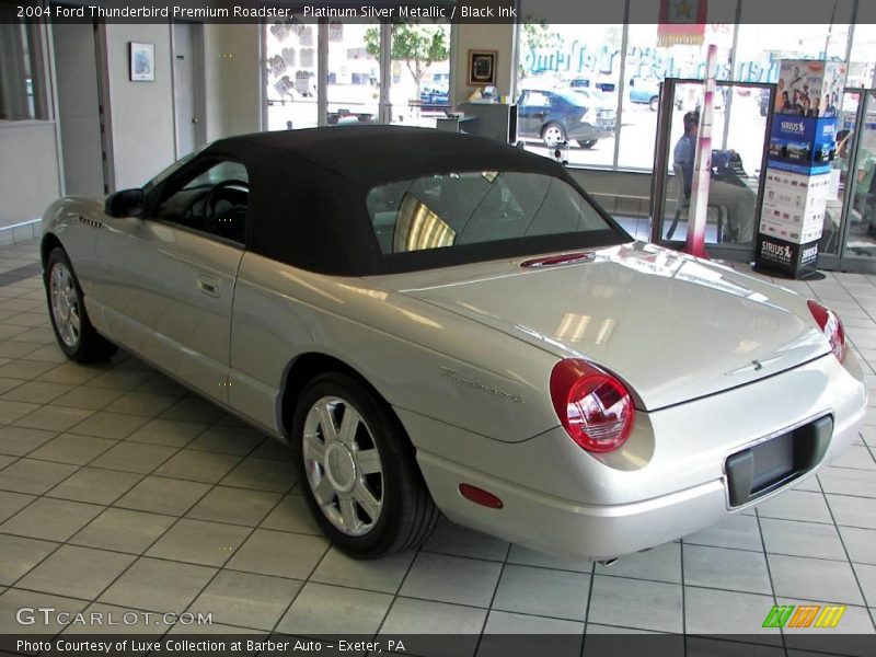 Platinum Silver Metallic / Black Ink 2004 Ford Thunderbird Premium Roadster