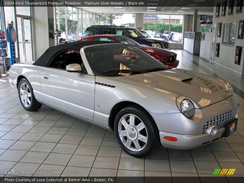 Platinum Silver Metallic / Black Ink 2004 Ford Thunderbird Premium Roadster