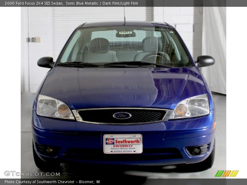 Sonic Blue Metallic / Dark Flint/Light Flint 2006 Ford Focus ZX4 SES Sedan