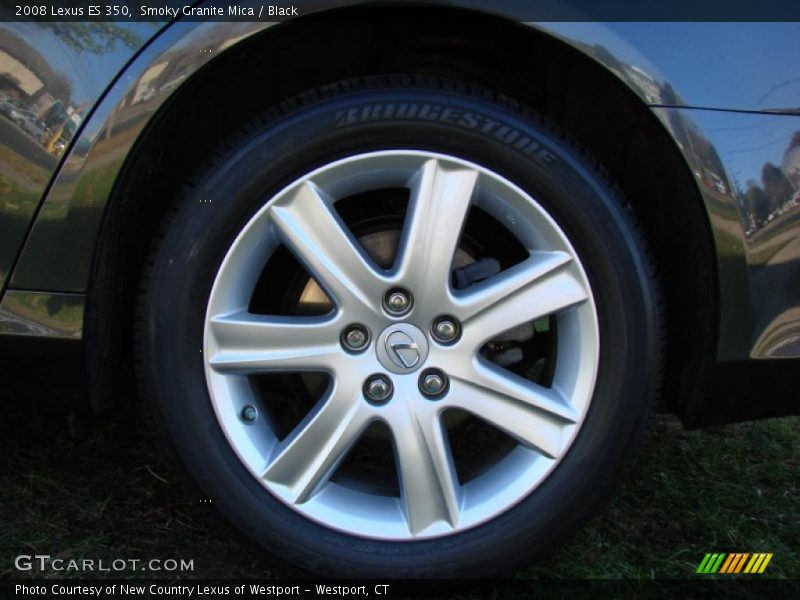 Smoky Granite Mica / Black 2008 Lexus ES 350