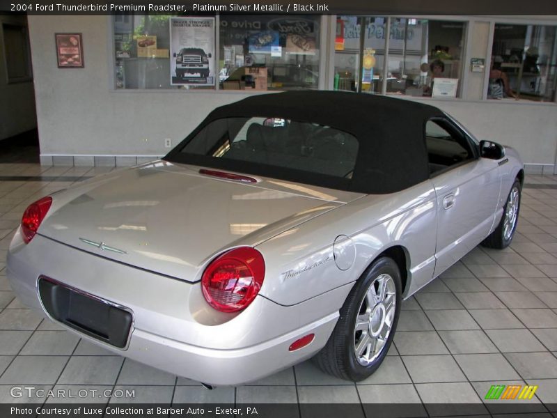 Platinum Silver Metallic / Black Ink 2004 Ford Thunderbird Premium Roadster