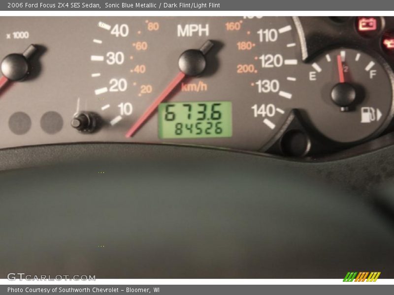 Sonic Blue Metallic / Dark Flint/Light Flint 2006 Ford Focus ZX4 SES Sedan