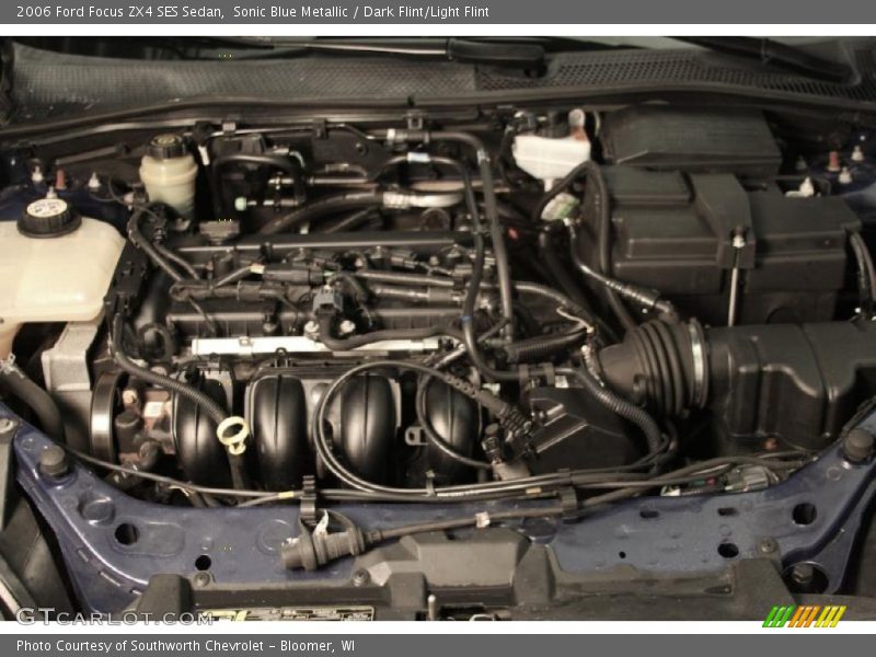 Sonic Blue Metallic / Dark Flint/Light Flint 2006 Ford Focus ZX4 SES Sedan