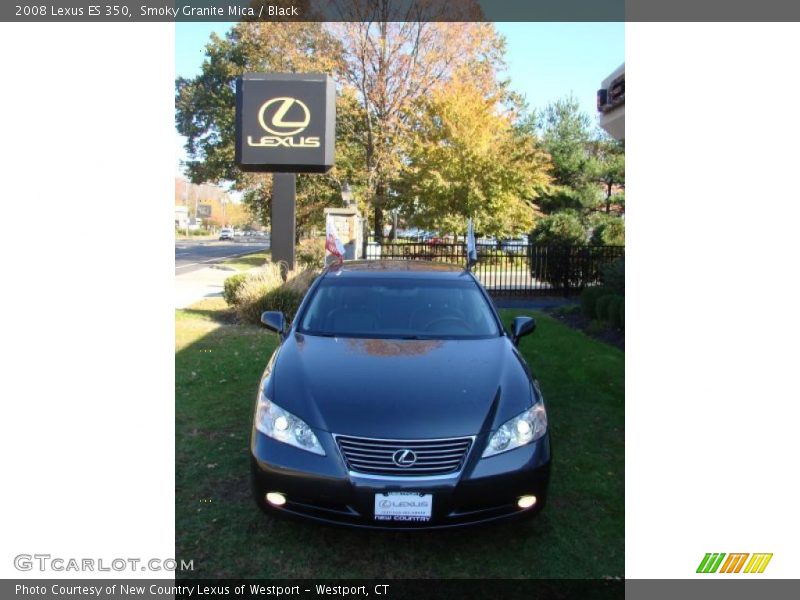 Smoky Granite Mica / Black 2008 Lexus ES 350