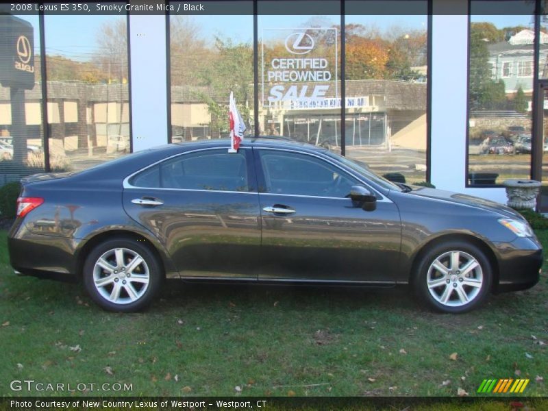 Smoky Granite Mica / Black 2008 Lexus ES 350