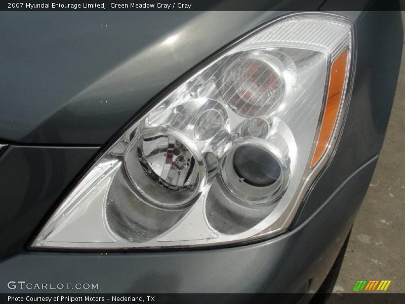 Green Meadow Gray / Gray 2007 Hyundai Entourage Limited
