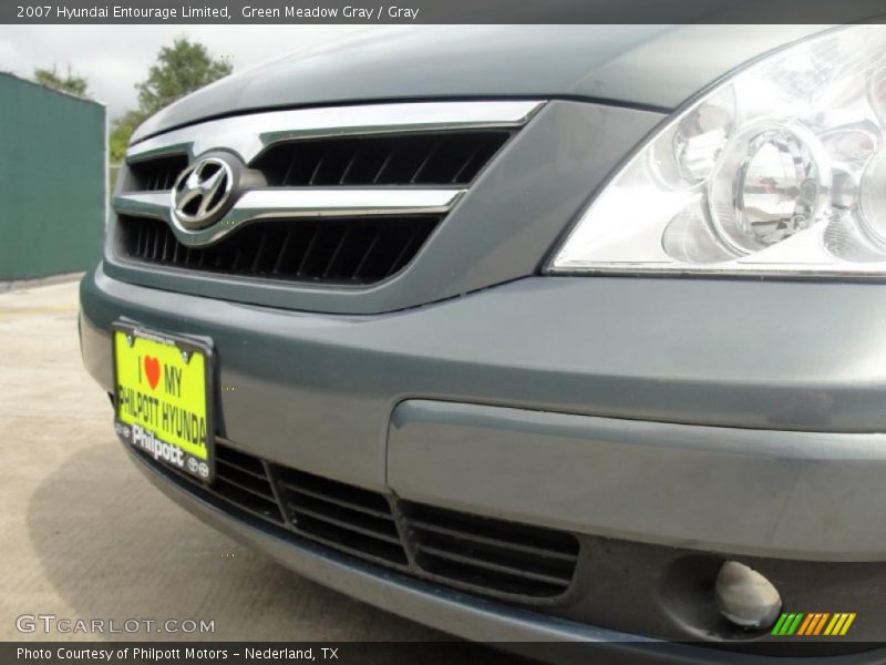 Green Meadow Gray / Gray 2007 Hyundai Entourage Limited