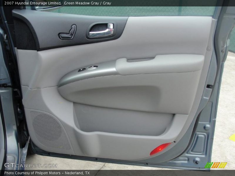Green Meadow Gray / Gray 2007 Hyundai Entourage Limited