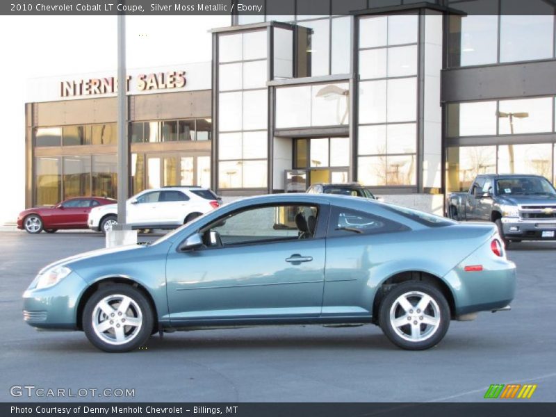  2010 Cobalt LT Coupe Silver Moss Metallic