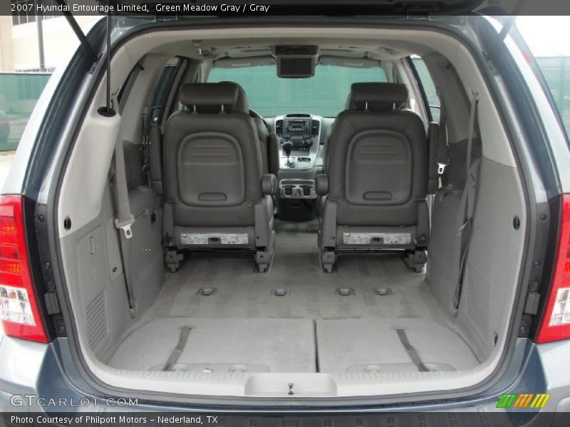 Green Meadow Gray / Gray 2007 Hyundai Entourage Limited
