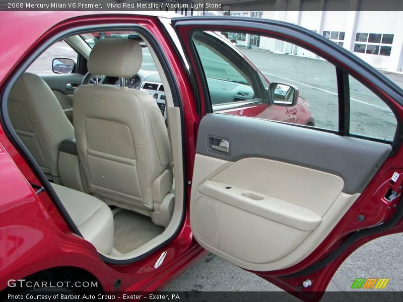 Vivid Red Metallic / Medium Light Stone 2008 Mercury Milan V6 Premier