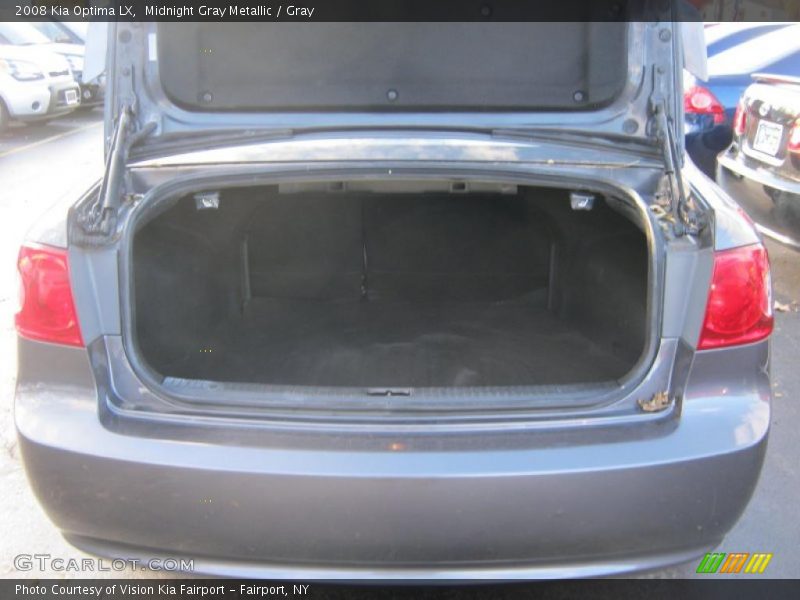 Midnight Gray Metallic / Gray 2008 Kia Optima LX