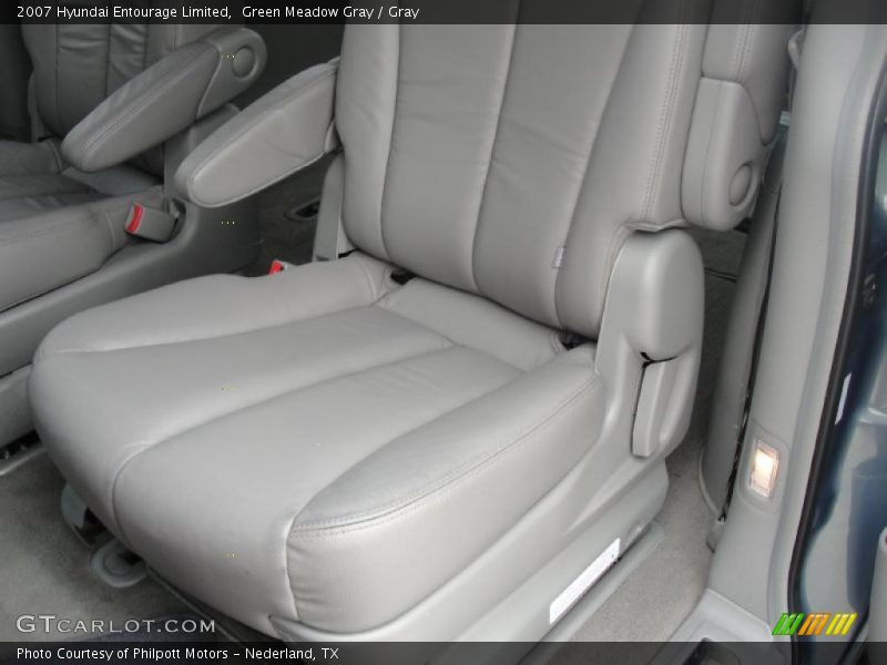 Green Meadow Gray / Gray 2007 Hyundai Entourage Limited