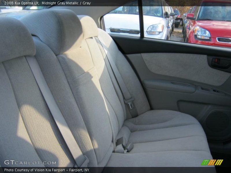 Midnight Gray Metallic / Gray 2008 Kia Optima LX