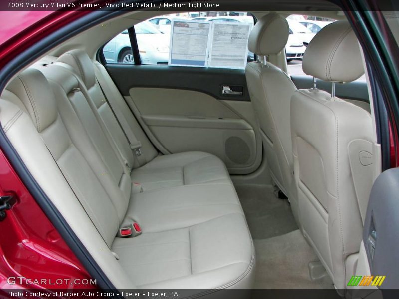 Vivid Red Metallic / Medium Light Stone 2008 Mercury Milan V6 Premier