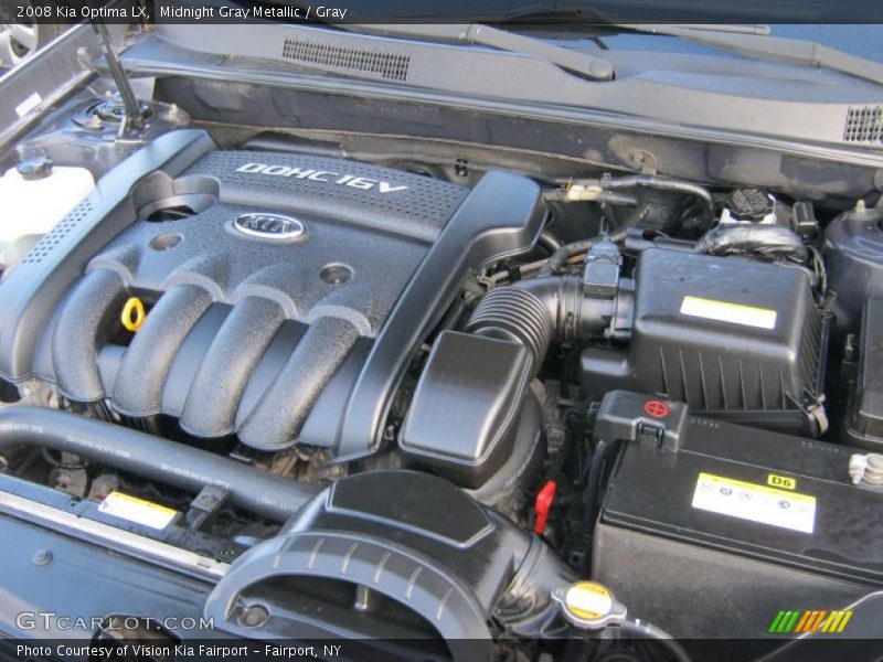 Midnight Gray Metallic / Gray 2008 Kia Optima LX