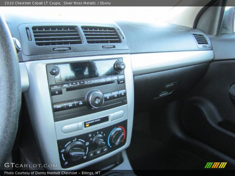 Silver Moss Metallic / Ebony 2010 Chevrolet Cobalt LT Coupe