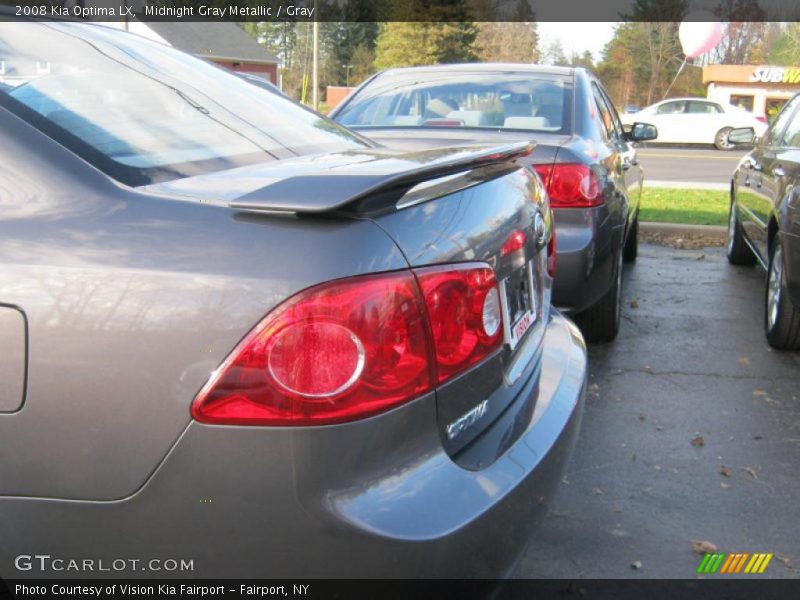 Midnight Gray Metallic / Gray 2008 Kia Optima LX