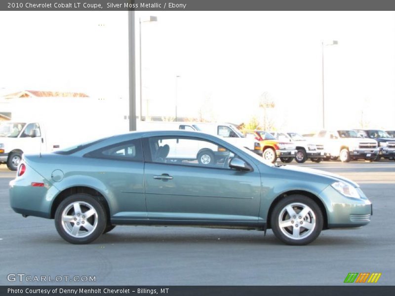Silver Moss Metallic / Ebony 2010 Chevrolet Cobalt LT Coupe