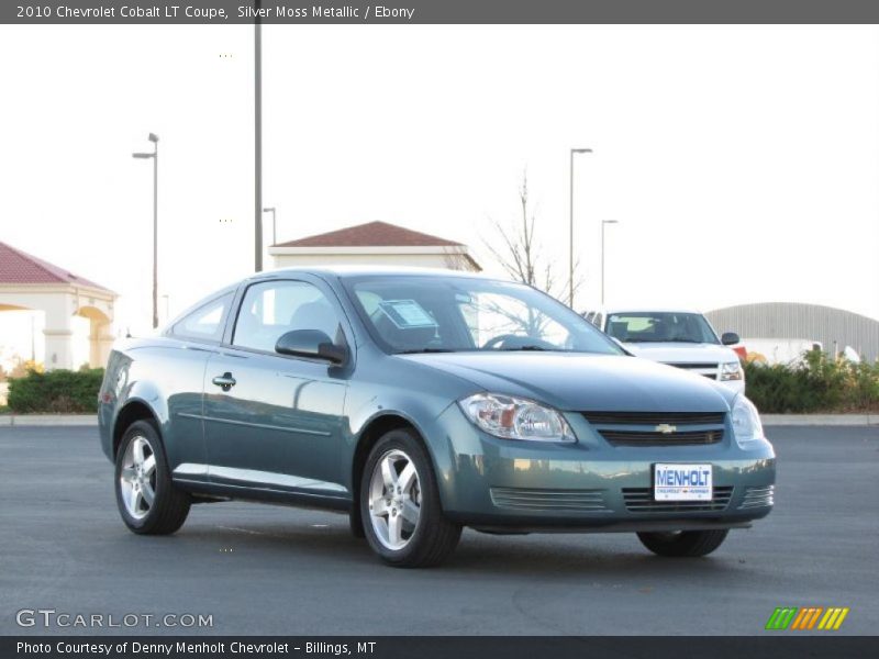 Silver Moss Metallic / Ebony 2010 Chevrolet Cobalt LT Coupe
