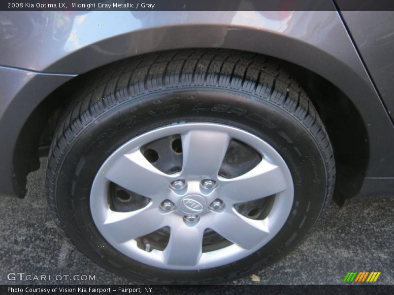 Midnight Gray Metallic / Gray 2008 Kia Optima LX