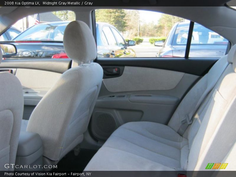 Midnight Gray Metallic / Gray 2008 Kia Optima LX