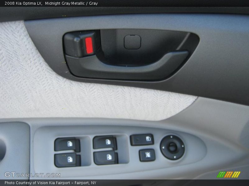 Midnight Gray Metallic / Gray 2008 Kia Optima LX