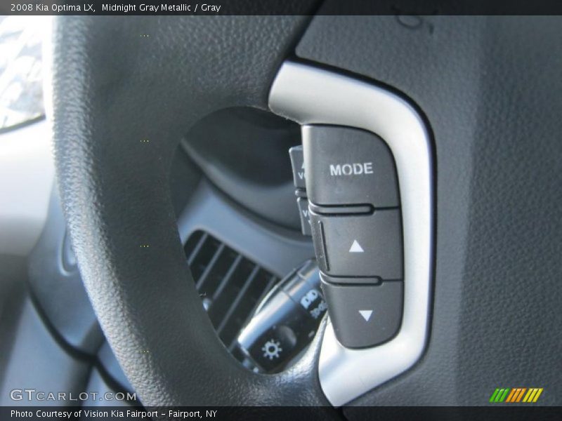 Midnight Gray Metallic / Gray 2008 Kia Optima LX