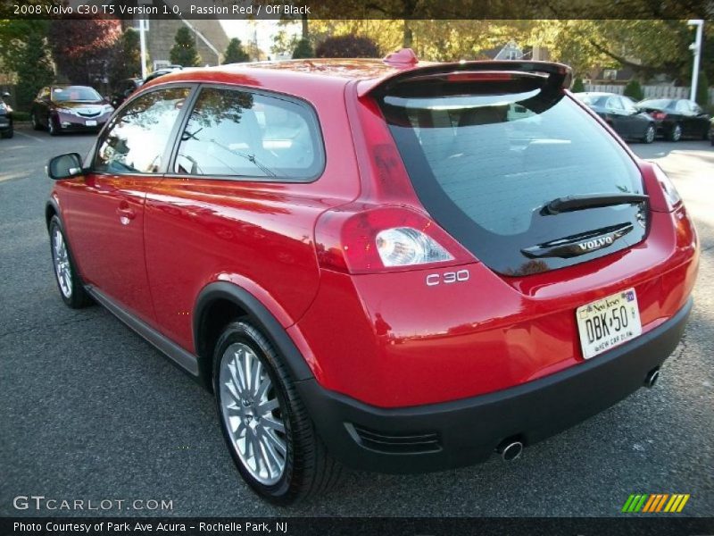  2008 C30 T5 Version 1.0 Passion Red