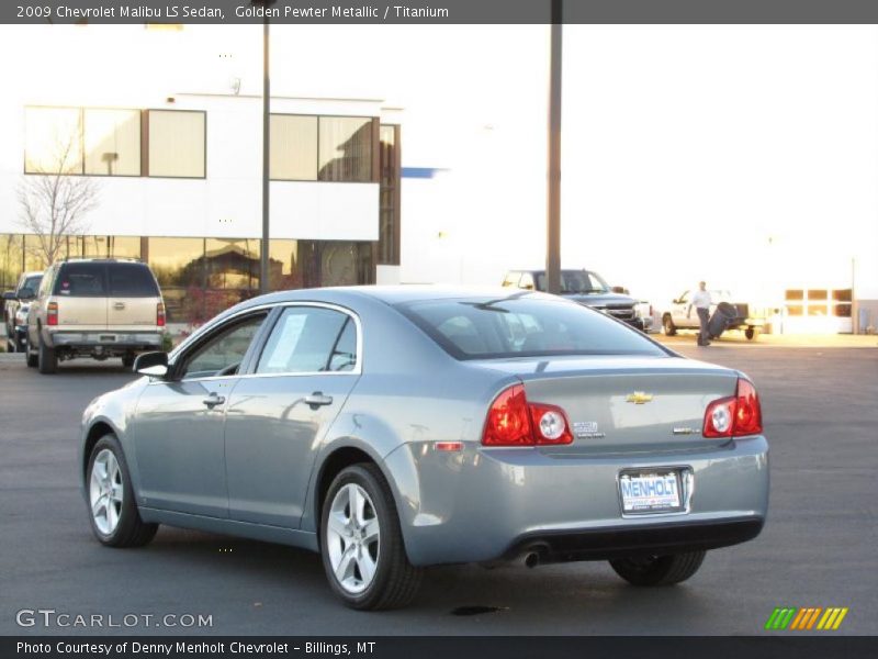 Golden Pewter Metallic / Titanium 2009 Chevrolet Malibu LS Sedan