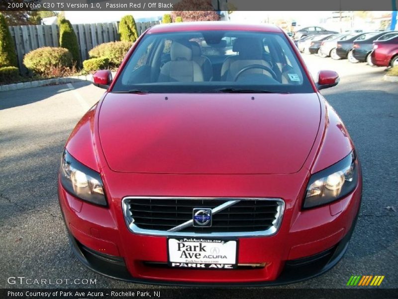 Passion Red / Off Black 2008 Volvo C30 T5 Version 1.0