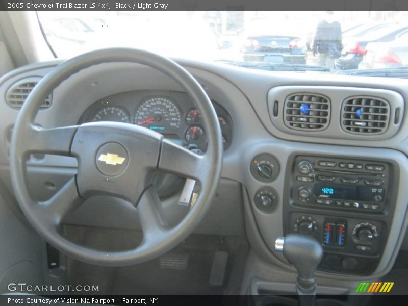 Black / Light Gray 2005 Chevrolet TrailBlazer LS 4x4