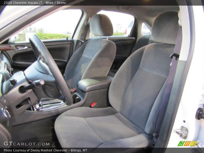 White / Ebony 2009 Chevrolet Impala LT