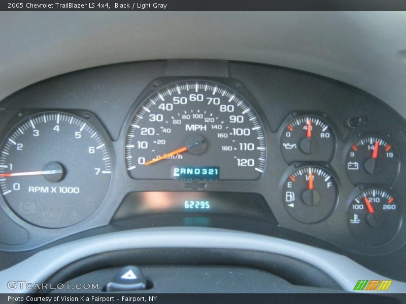 Black / Light Gray 2005 Chevrolet TrailBlazer LS 4x4