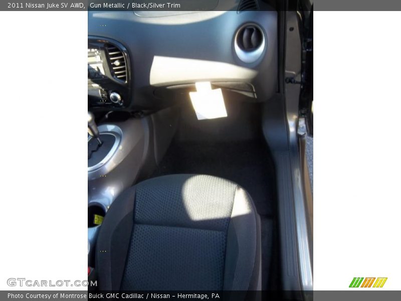 Gun Metallic / Black/Silver Trim 2011 Nissan Juke SV AWD