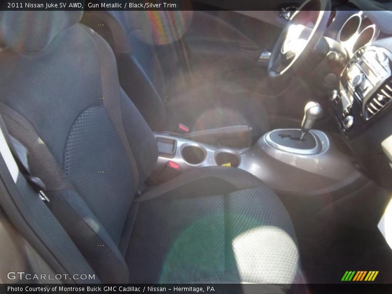 Gun Metallic / Black/Silver Trim 2011 Nissan Juke SV AWD