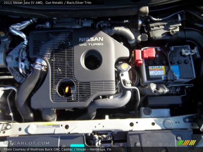  2011 Juke SV AWD Engine - 1.6 Liter DIG Turbocharged DOHC 16-Valve 4 Cylinder