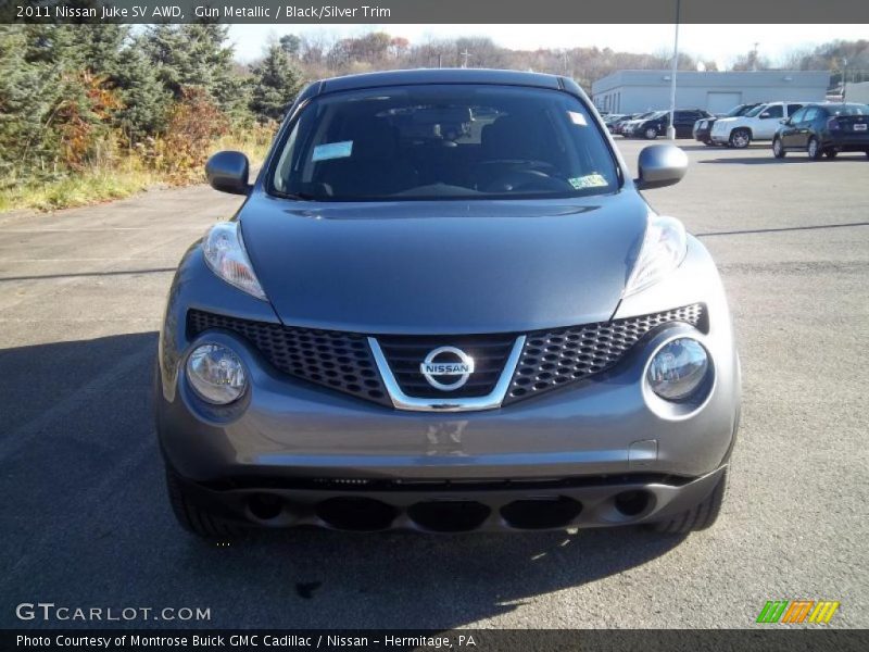 Gun Metallic / Black/Silver Trim 2011 Nissan Juke SV AWD