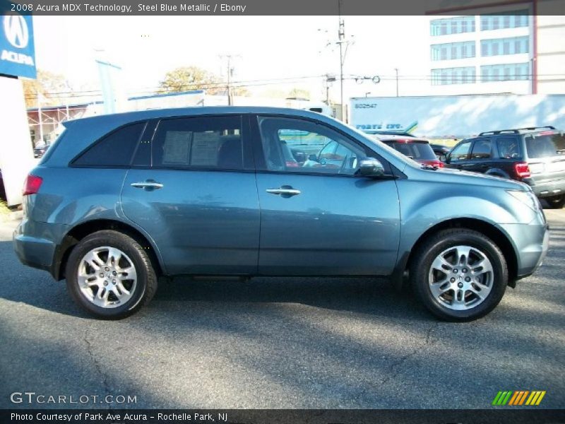 Steel Blue Metallic / Ebony 2008 Acura MDX Technology