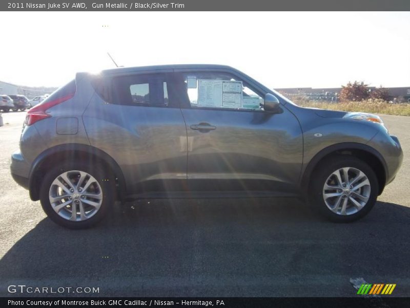 Gun Metallic / Black/Silver Trim 2011 Nissan Juke SV AWD