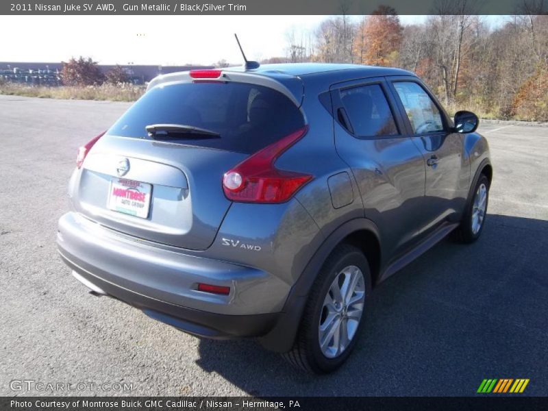 Gun Metallic / Black/Silver Trim 2011 Nissan Juke SV AWD