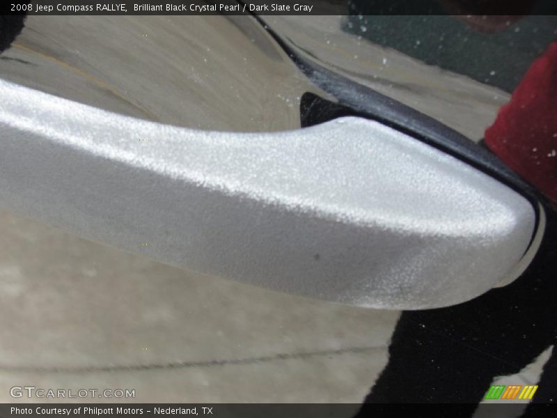 Brilliant Black Crystal Pearl / Dark Slate Gray 2008 Jeep Compass RALLYE