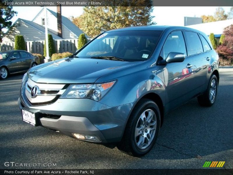 Steel Blue Metallic / Ebony 2008 Acura MDX Technology